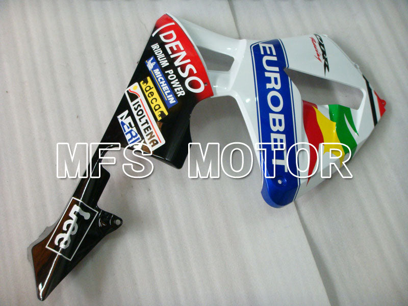 Honda CBR600RR 2003-2004 Injection ABS Fairing - Eurobet - White Black Blue - MFS2065 - Fairings Kit