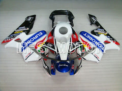 Honda CBR600RR 2003-2004 Injection ABS Fairing - Eurobet - White Black Blue - MFS2065 - Fairings Kit