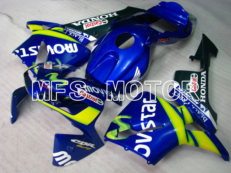 Honda CBR600RR 2003-2004 Injection ABS Fairing - Castrol - Green Blue - MFS2066 - Fairings Kit