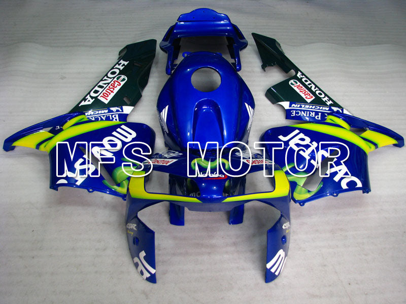 Honda CBR600RR 2003-2004 Injection ABS Fairing - Castrol - Green Blue - MFS2066 - Fairings Kit