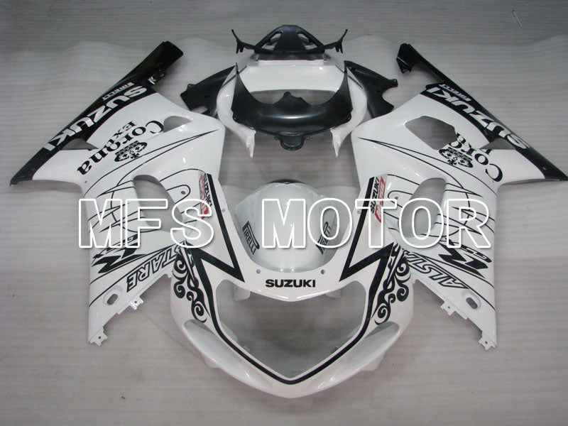Suzuki GSXR600 2001-2003 Injection ABS Fairing - Conora - Black White - MFS2068 - Fairings Kit