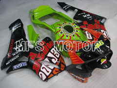 Honda CBR600RR 2003-2004 Injection ABS Fairing - Repsol - Green Black Red - MFS2069 - Fairings Kit