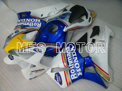 Honda CBR600RR 2003-2004 Injection ABS Fairing - Rothmans - White Blue Yellow - MFS2070 - Fairings Kit
