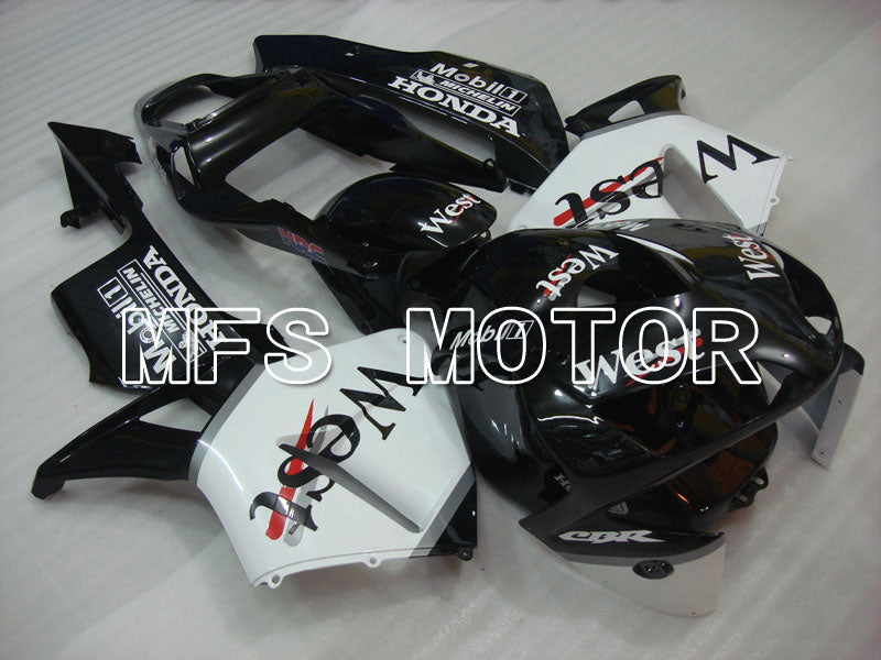 Honda CBR600RR 2003-2004 Injection ABS Fairing - West - White Black - MFS2071 - Fairings Kit