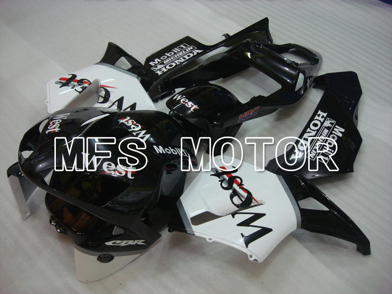 Honda CBR600RR 2003-2004 Injection ABS Fairing - West - White Black - MFS2071 - Fairings Kit