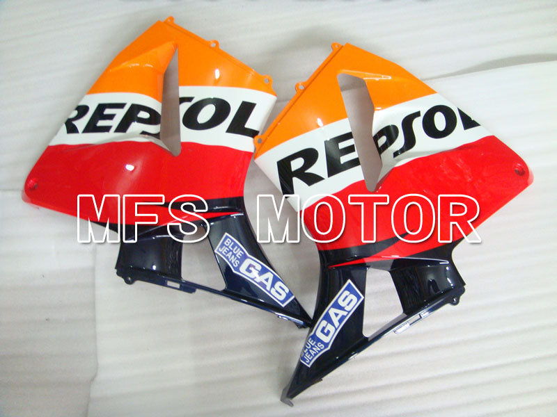 Honda CBR600RR 2003-2004 Injection ABS Fairing - Repsol - Orange Red Blue - MFS2081 - Fairings Kit