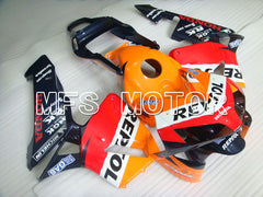 Honda CBR600RR 2003-2004 Injection ABS Fairing - Repsol - Orange Red Blue - MFS2081 - Fairings Kit