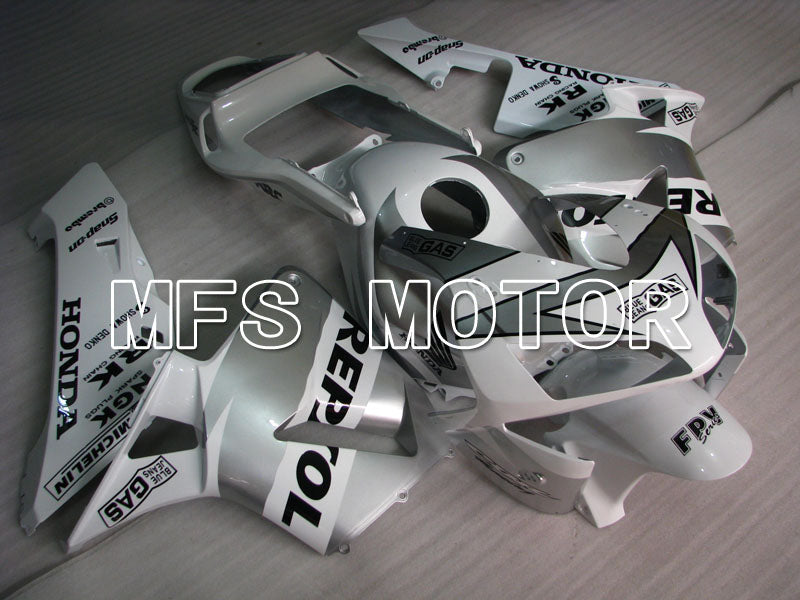 Honda CBR600RR 2003-2004 Injection ABS Fairing - Repsol - White Silver - MFS2083 - Fairings Kit