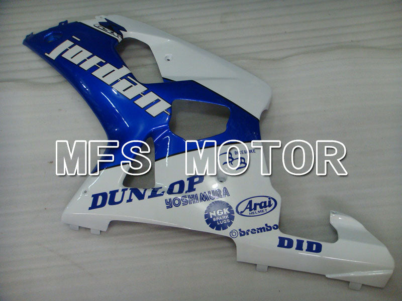 Suzuki GSXR600 2001-2003 Injection ABS Fairing - Jordan - Blue White - MFS2093 - Fairings Kit