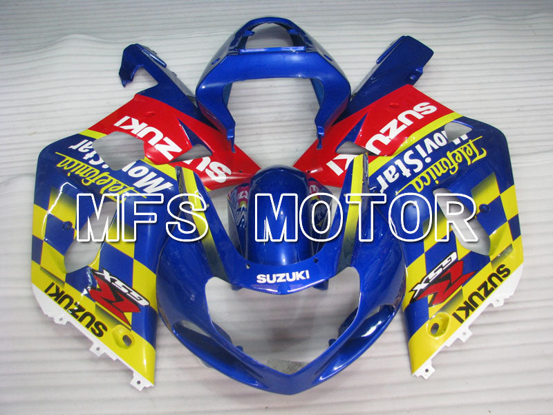 Suzuki GSXR750 2000-2003 Injection ABS Fairing - Movistar - Red Blue - MFS6941 - Fairings Kit