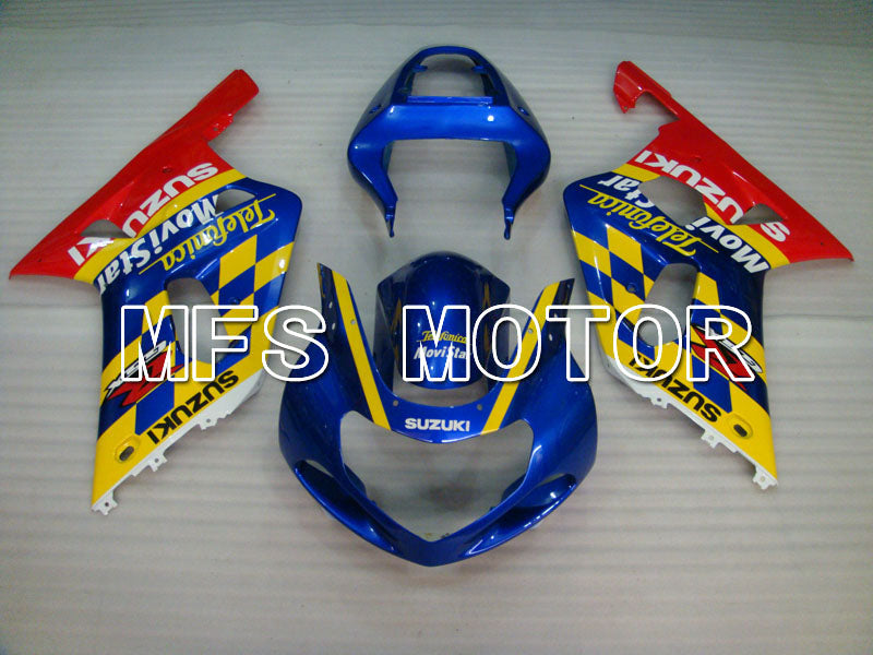 Suzuki GSXR750 2000-2003 Injection ABS Fairing - Movistar - Red Blue - MFS6940 - Fairings Kit