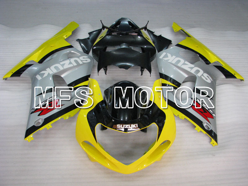 Suzuki GSXR600 2001-2003 Injection ABS Fairing - Factory Style - Gray Yellow - MFS2106 - Fairings Kit
