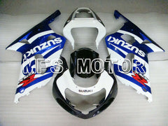 Suzuki GSXR750 2000-2003 Injection ABS Fairing - Factory Style - Black Wihte Blue - MFS6945 - Fairings Kit