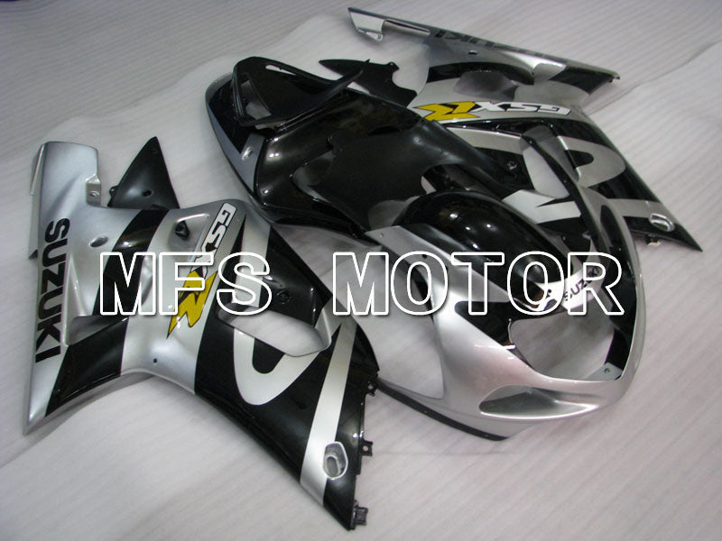 Suzuki GSXR600 2001-2003 Injection ABS Fairing - Factory Style - Black Silver - MFS2117 - Fairings Kit