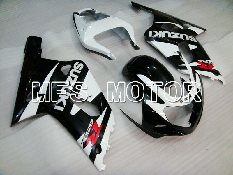 Suzuki GSXR750 2000-2003 Injection ABS Fairing - Factory Style - Black White - MFS6946 - Fairings Kit