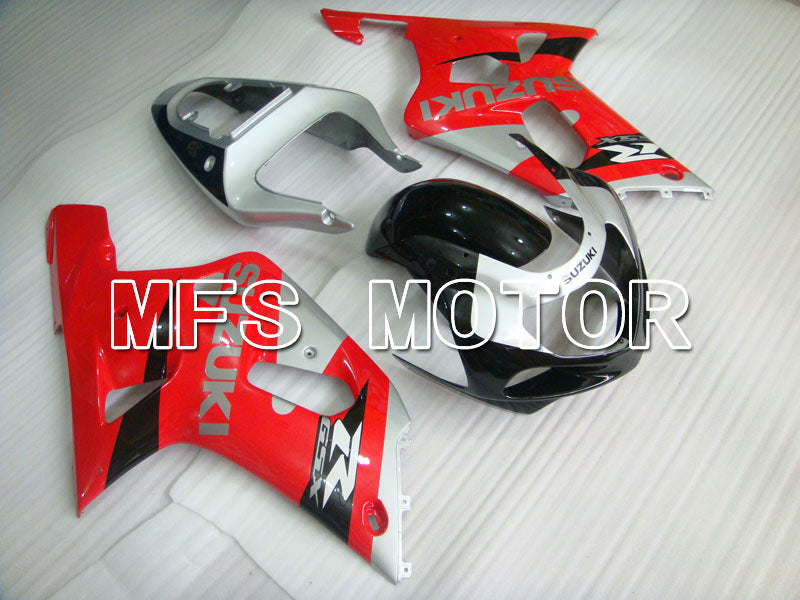 Suzuki GSXR750 2000-2003 Injection ABS Fairing - Factory Style - Black Silver Red - MFS6949 - Fairings Kit