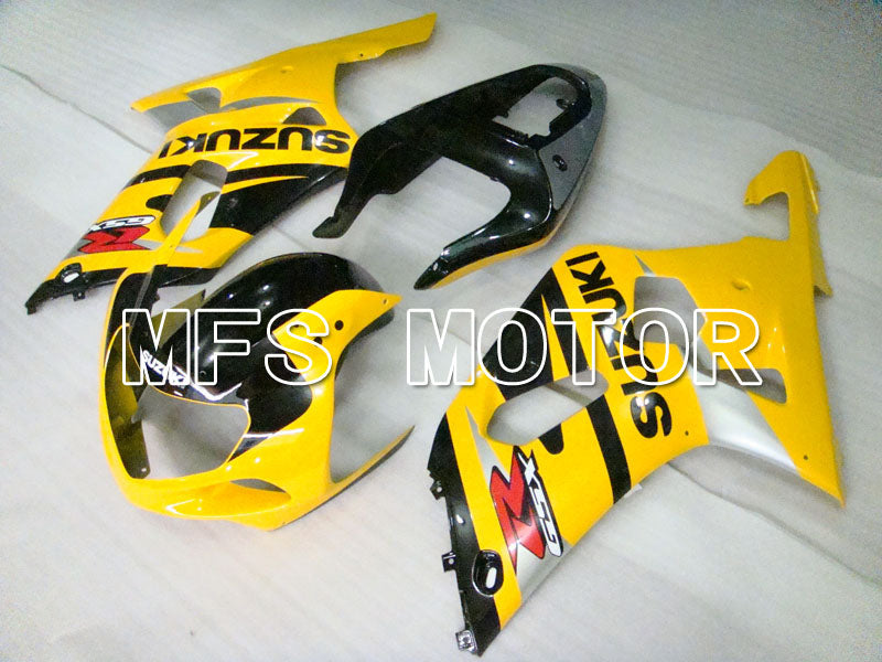 Suzuki GSXR750 2000-2003 Injection ABS Fairing - Factory Style - Black Yellow - MFS6951 - Fairings Kit