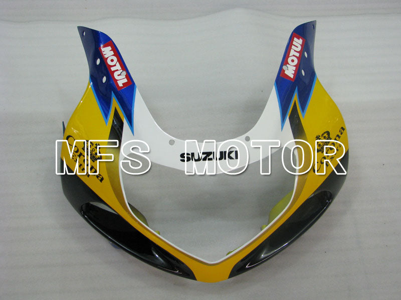Suzuki GSXR600 2001-2003 Injection ABS Fairing - Factory Style - Black Yellow Blue - MFS2131 - Fairings Kit