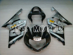 Suzuki GSXR750 2000-2003 Injection ABS Fairing - Factory Style - Black Silver - MFS6952 - Fairings Kit