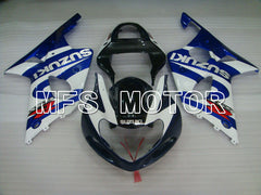 Suzuki GSXR750 2000-2003 Injection ABS Fairing - Factory Style - Black Blue White - MFS6956 - Fairings Kit