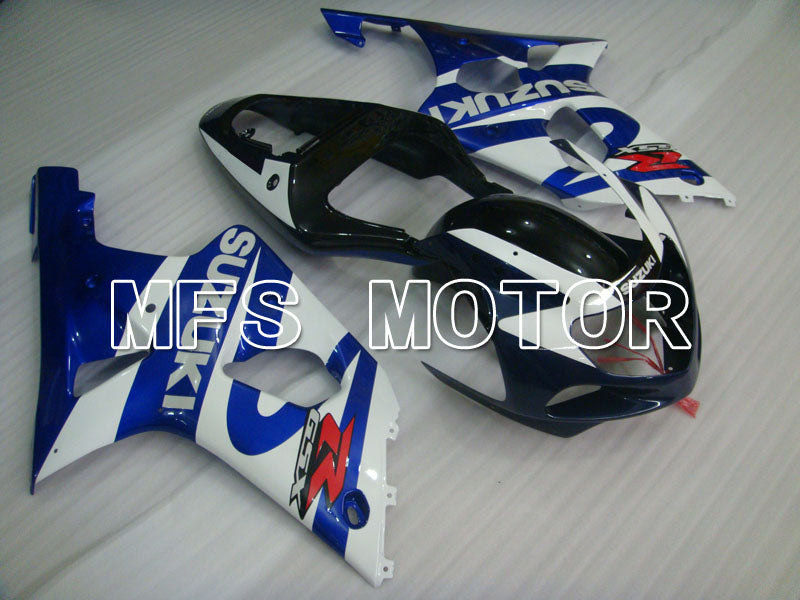 Suzuki GSXR750 2000-2003 Injection ABS Fairing - Factory Style - Black Blue White - MFS6956 - Fairings Kit