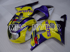 Suzuki GSXR750 2000-2003 Injection ABS Fairing - Factory Style - Yellow Purple - MFS6959 - Fairings Kit