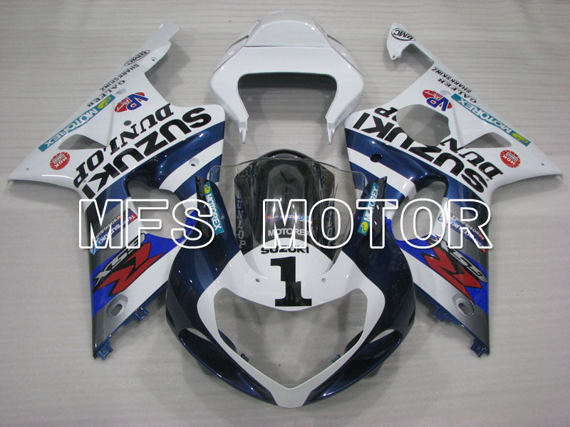 Suzuki GSXR750 2000-2003 Injection ABS Fairing - Factory Style - White Blue - MFS6958 - Fairings Kit