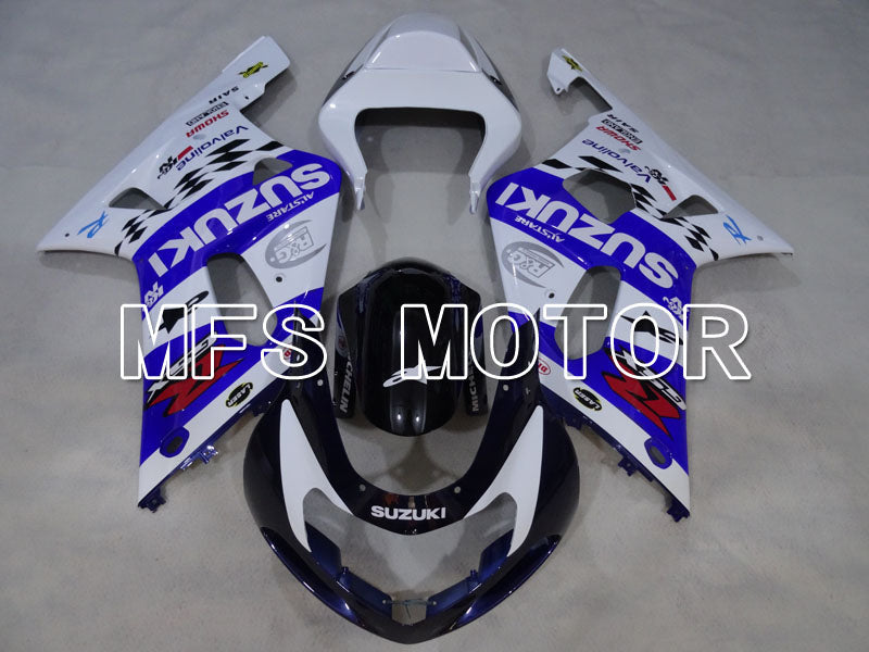Suzuki GSXR600 2001-2003 Injection ABS Fairing - MOTUL - White Blue - MFS2147 - Fairings Kit