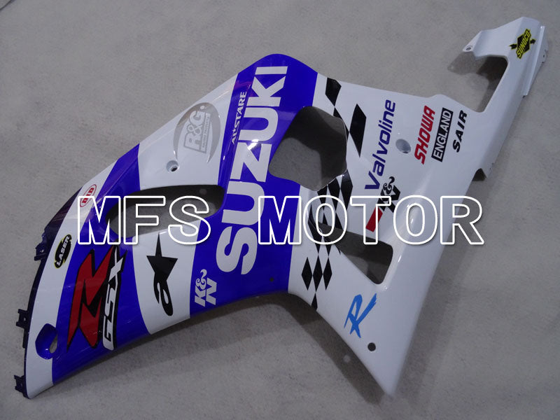 Suzuki GSXR600 2001-2003 Injection ABS Fairing - MOTUL - White Blue - MFS2147 - Fairings Kit