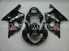 Suzuki GSXR600 2001-2003 Injection ABS Fairing - Factory Style - Black- MFS2152 - Fairings Kit