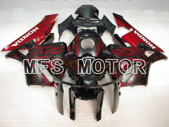 Honda CBR600RR 2005-2006 Injection ABS Fairing - Flame - Red Black - MFS2154 - Fairings Kit