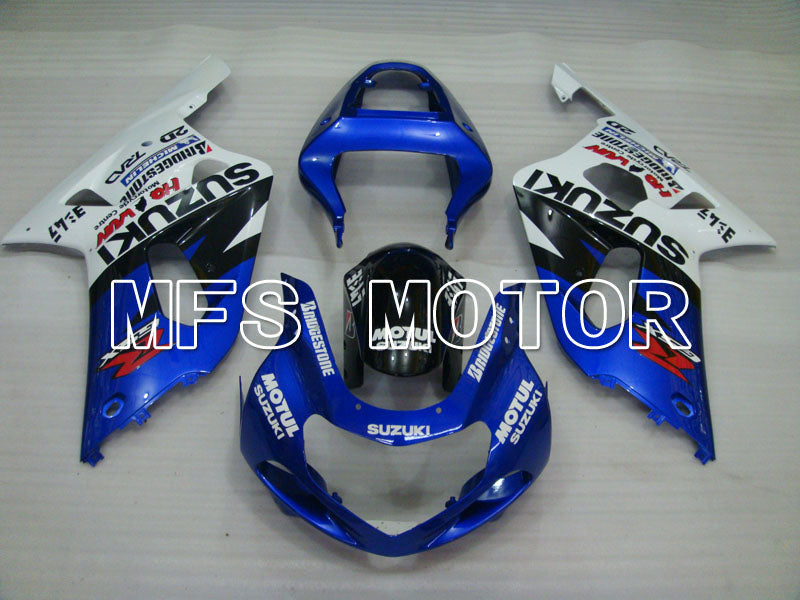 Suzuki GSXR750 2000-2003 Injection ABS Fairing - MOTUL - White Blue - MFS6972 - Fairings Kit