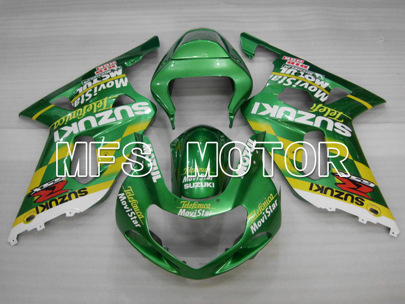Suzuki GSXR750 2000-2003 Injection ABS Fairing - Movistar - Green - MFS6975 - Fairings Kit