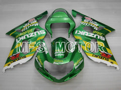 Suzuki GSXR600 2001-2003 Injection ABS Fairing - Movistar - Green - MFS2156 - Fairings Kit