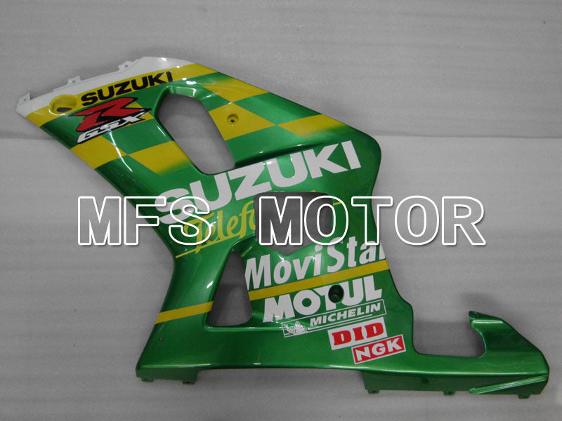 Suzuki GSXR750 2000-2003 Injection ABS Fairing - Movistar - Green - MFS6975 - Fairings Kit