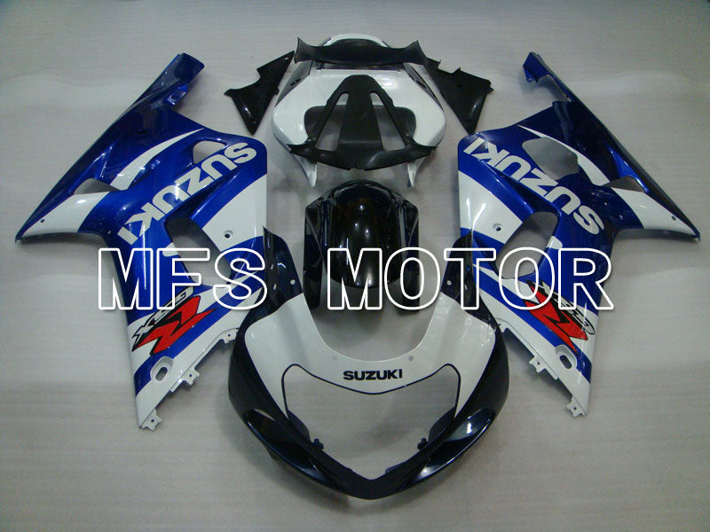 Suzuki GSXR600 2001-2003 Injection ABS Fairing - Factory Style - Black Blue White - MFS2157 - Fairings Kit