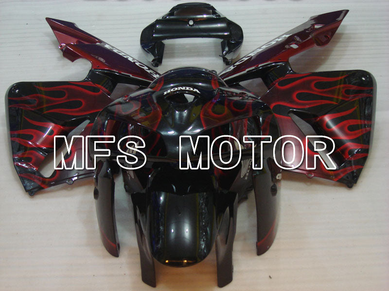 Honda CBR600RR 2005-2006 Injection ABS Fairing - Flame - Red Black - MFS2158 - Fairings Kit