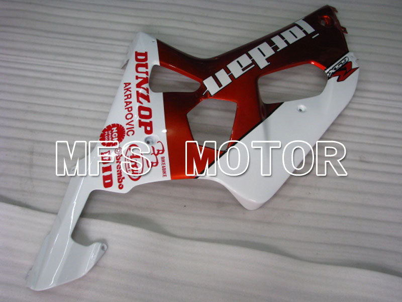 Suzuki GSXR600 2001-2003 Injection ABS Fairing - Jordan - Red White - MFS2160 - Fairings Kit