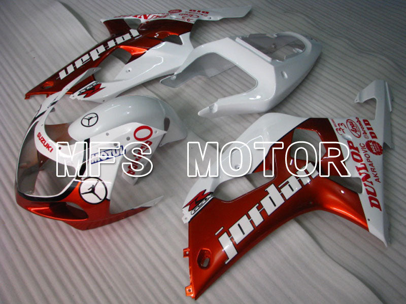 Suzuki GSXR750 2000-2003 Injection ABS Fairing - Jordan - Red White - MFS6974 - Fairings Kit