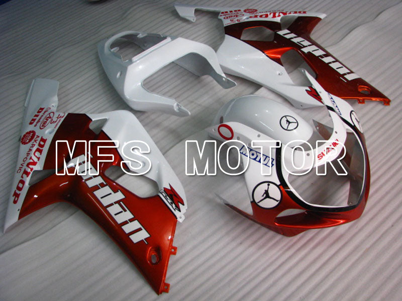 Suzuki GSXR600 2001-2003 Injection ABS Fairing - Jordan - Red White - MFS2160 - Fairings Kit