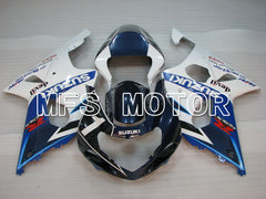 Suzuki GSXR600 2001-2003 Injection ABS Fairing - DUNLOP - White Blue - MFS2161 - Fairings Kit