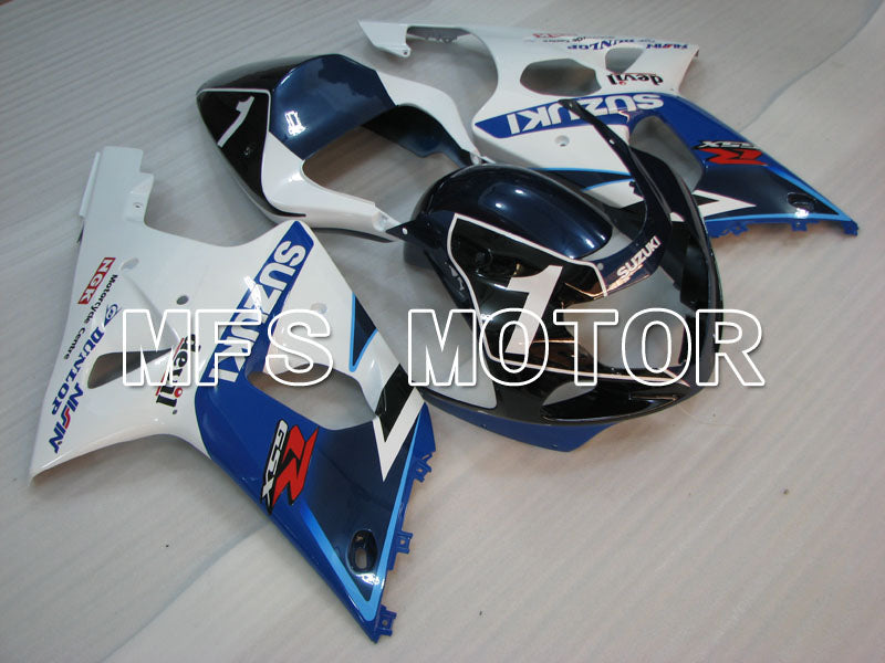 Suzuki GSXR750 2000-2003 Injection ABS Fairing - DUNLOP - White Blue - MFS6976 - Fairings Kit
