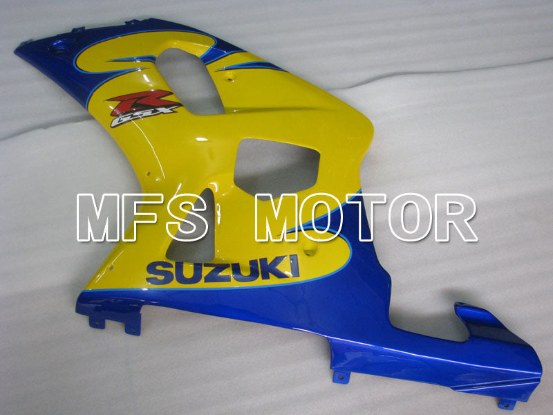 Suzuki GSXR750 2000-2003 Injection ABS Fairing - Factory Style - Yellow Blue - MFS6977 - Fairings Kit