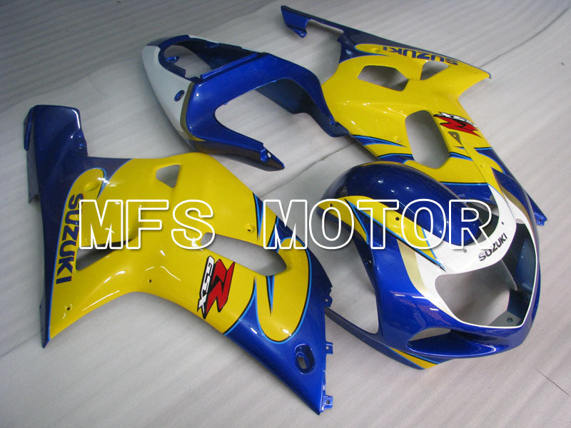 Suzuki GSXR750 2000-2003 Injection ABS Fairing - Factory Style - Yellow Blue - MFS6977 - Fairings Kit