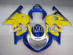 Suzuki GSXR750 2000-2003 Injection ABS Fairing - Factory Style - Yellow Blue - MFS6977 - Fairings Kit