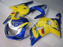 Suzuki GSXR600 2001-2003 Injection ABS Fairing - Factory Style - Yellow Blue - MFS2166 - Fairings Kit