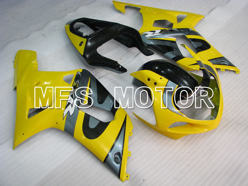 Suzuki GSXR750 2000-2003 Injection ABS Fairing - Factory Style - Black Yellow - MFS6979 - Fairings Kit