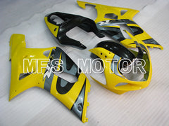Suzuki GSXR750 2000-2003 Injection ABS Fairing - Factory Style - Black Yellow - MFS6979 - Fairings Kit