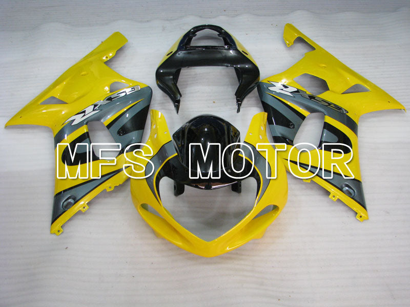 Suzuki GSXR600 2001-2003 Injection ABS Fairing - Factory Style - Black Yellow - MFS2167 - Fairings Kit