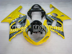 Suzuki GSXR750 2000-2003 Injection ABS Fairing - Factory Style - Black Yellow - MFS6979 - Fairings Kit